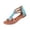 Sky Blue, variant on Women's Casual Boho Sandals, Comfortable Bohemian Sandals, Women's Boho Woven Strappy Sandals, Womens Fashion Flat Heel Gladiator Sandals Bohemia Ethnic Summer Shoes, Black 7