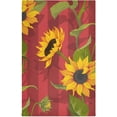 thumbnail image 2 of Dreamtimes Sunflower Red Stripes Kitchen Towels Set of 4 Dishcloths Hand Towels Tea Towels Ultra Absorbent for Cleaning Washing Drying Dishes Tableware 28'' x 18'', 2 of 7