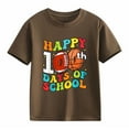 thumbnail image 4 of Las niñas camiseta de manga corta - de vuelta a la escuela Casual de alta calidad camiseta de algodón suave, tamaños de 2-13 años, 14 colores, lindo diseño de 100 días de impresión gráfica, 4 of 4