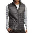 thumbnail image 3 of ET TU Men's Lightweight Puffer Vest L, Grey, 3 of 4