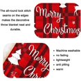 thumbnail image 3 of Couverture Jetée de Noël Simple à Carreaux Rouges Couvertures de Noël pour Canapé Sofa Lit Douce Confortable Légère Duveteuse Peluche Polaire Couvertures et Jetés Adulte Noël Hiver Holida Déco Couverture 60x80-01, 3 of 6