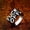 B, variant on Women Men Stainless Steel Cool Gothic Punk Biker Finger Rings Jewelry Rock-12-A