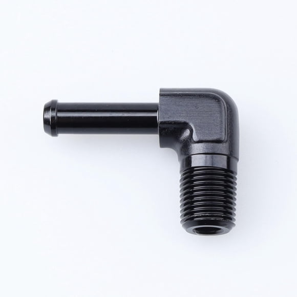 Adaptador de montaje de 90 grados, 1/8 NPT macho a 1/4 de manguera