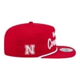 thumbnail image 6 of Men's New Era Scarlet Nebraska Huskers Team Text Golfer Snapback Hat, 6 of 7