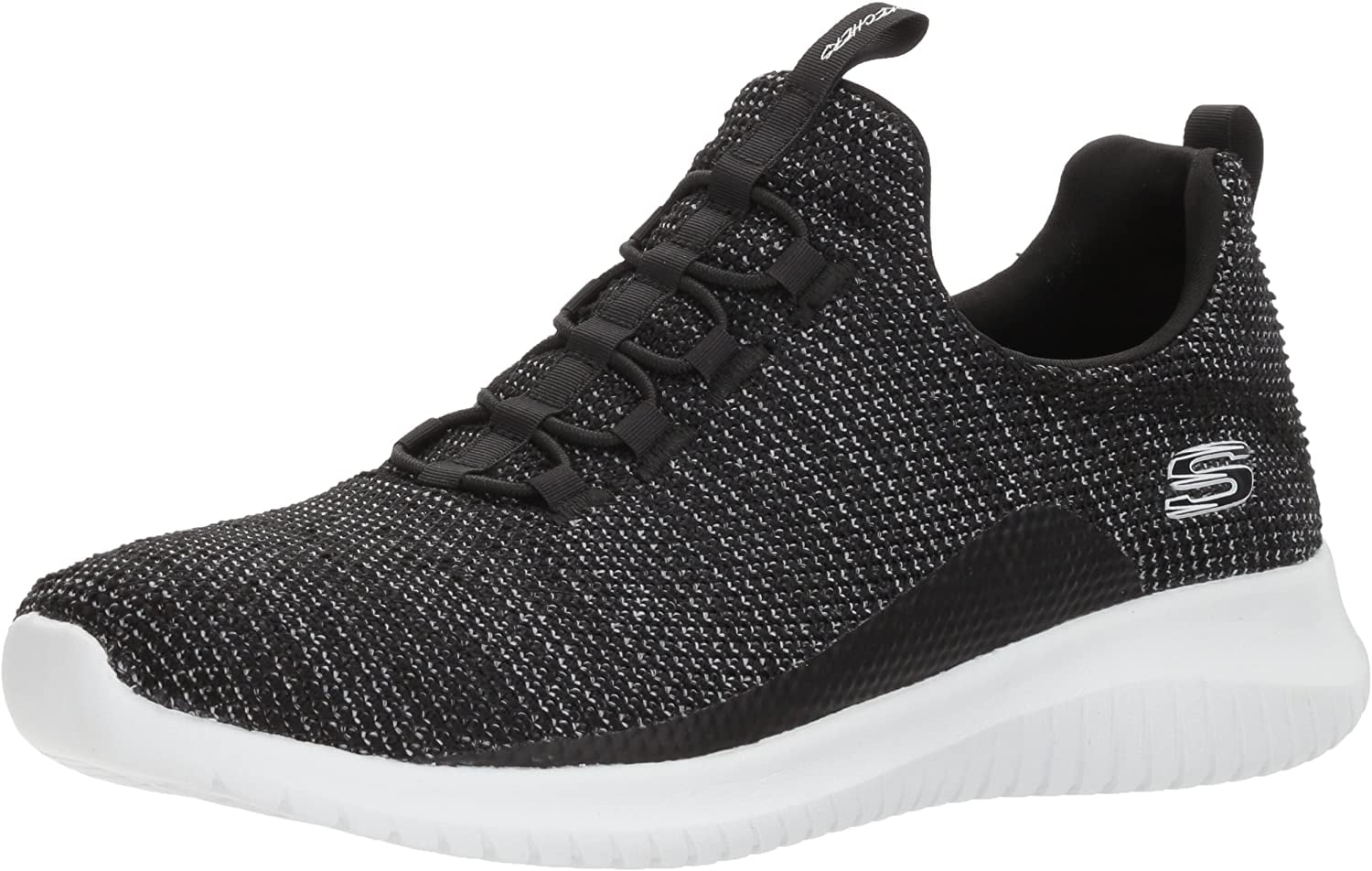 Skechers Sport Women's Ultra Flex Capsule Sneaker,black/white,6 M US