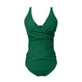 thumbnail image 5 of Women's SlimPleated Gathering Swimsuit - S-XXL, 5 of 5