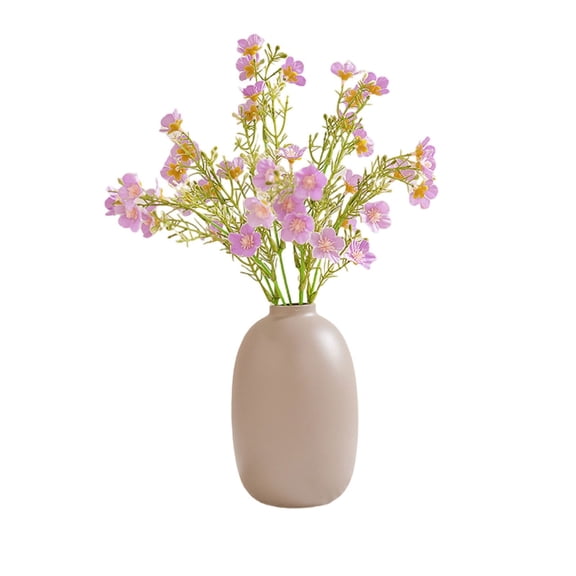 Artificial Flowers for Outdoors Indoors, Plastic Flowers, False Heather Bulk, Faux Heather Flowers for Wedding Centerpiece, Bridal Bouquet, Home Garden Patio Event Window Box Decor