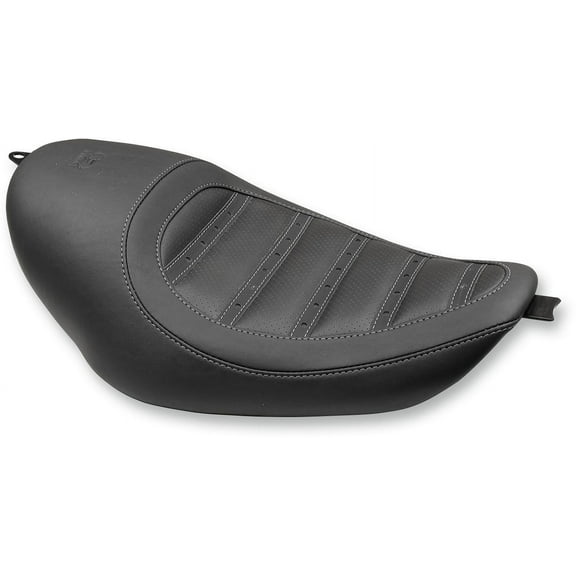 Skyline Signature Series Solo Seat (Fred Kodlin/Stripe) Compatible with 10-19 Harley XL1200C