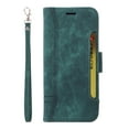 thumbnail image 1 of For Samsung A03 Case Leather Pure Magnetic Clasp Card Phone Cover - Green, 1 of 5