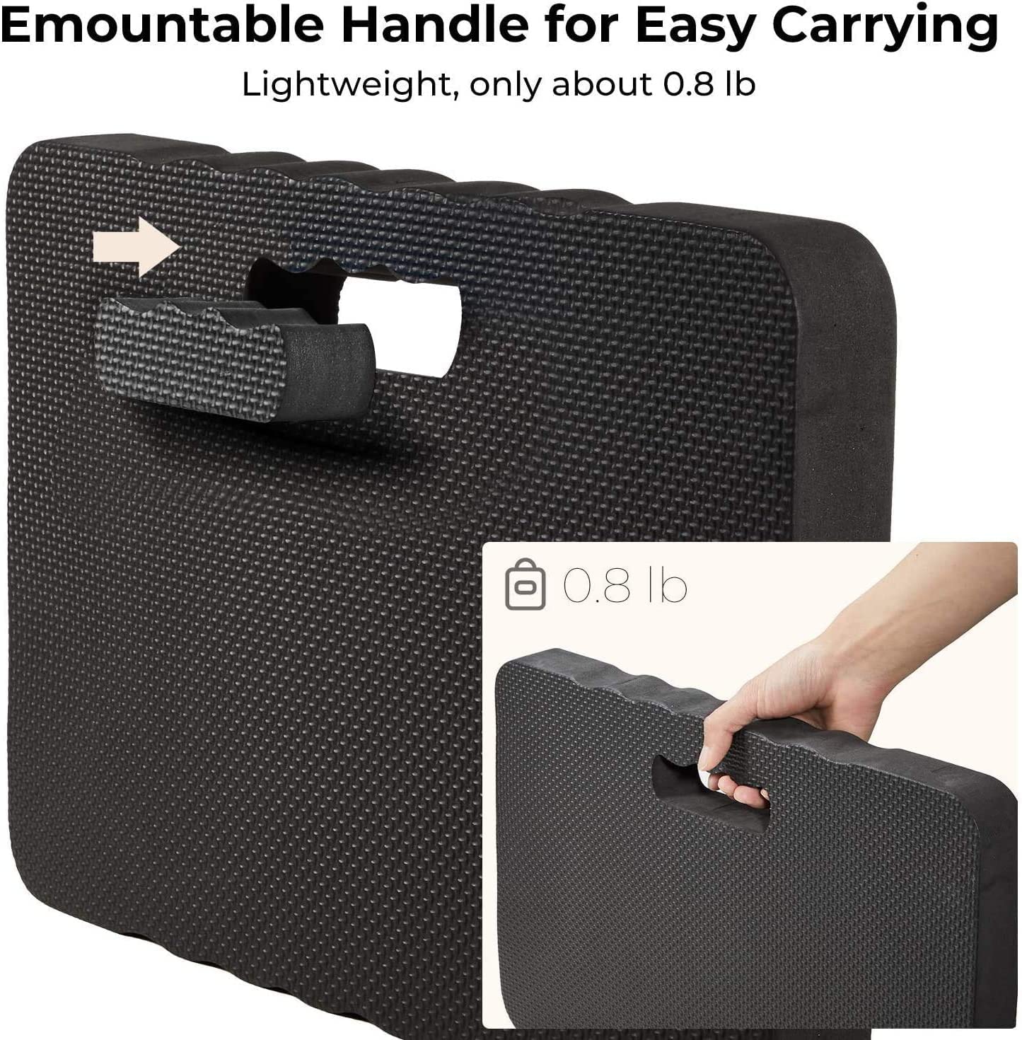 Premium Thick Kneeling Pad, 2-Pack Large Comfortable Gardening Knee Mat with 2 Different Surfaces, Extra Thick Knee Cushion Kneeler for Gardening Work Baby Praying, Gifts for Women Men Seniors