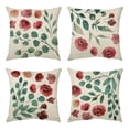 thumbnail image 1 of Juego de 4 Piezas Funda de Cojín 45 x 45 cm Hermoso Patrón de Flores, Funda de Almohada para Decoración de Sofá Hogar Sala de Estar Dormitorio (4 Estilos Diferentes), 1 of 1