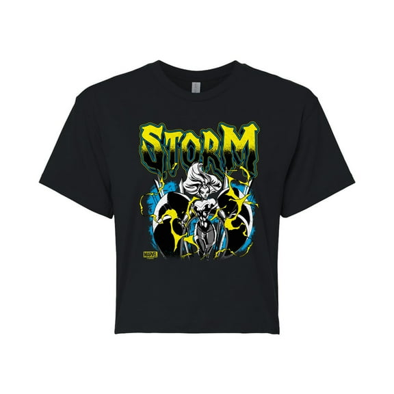 Marvel X-Men - Storm Metal - Juniors Cropped Graphic T-Shirt