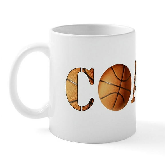 CafePress - Coach (Basketball) Mug - 11 oz Ceramic Mug - Novelty Coffee Tea Cup