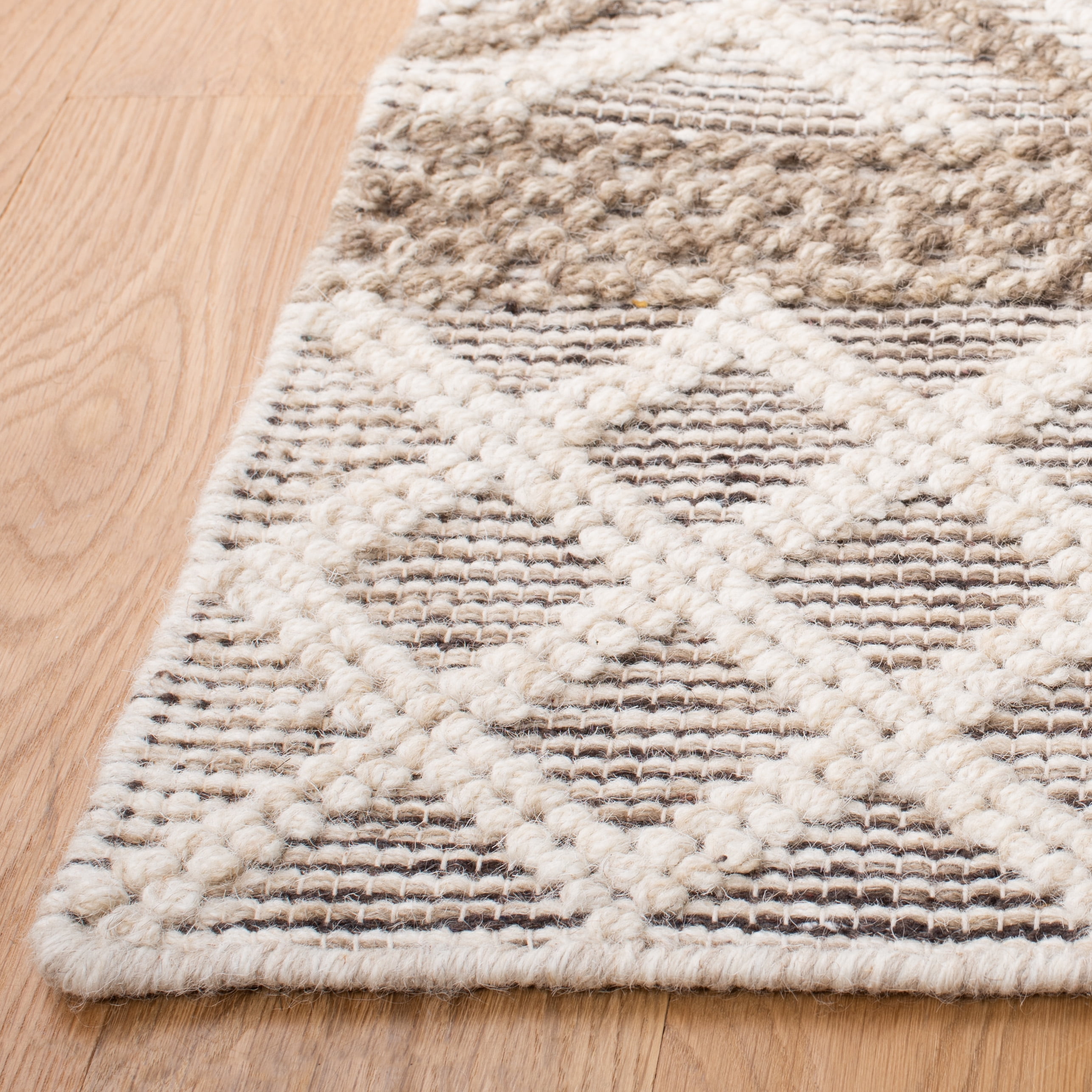 SAFAVIEH Vermont Chelsea Striped Area Rug, 4' x 6', Ivory/Grey
