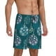 thumbnail image 2 of Fotbe whiter Snowflake balloons Pantalones Cortos de Pijama para Hombre, Ropa de Dormir, Pantalones de Pijama Cortos para Hombre-4X-Large, 2 of 6
