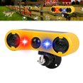 thumbnail image 1 of Solar Sound Light Alarm, Multiple Modes IP65 Water Proof Infrared Sound Light Alarm  for Fence Ranch Orchard, 1 of 7