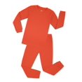 thumbnail image 1 of Elowel Garçons Corail Solide 2 Pièces Pyjama Ensemble 100% Coton Taille 12 M -12 Ans, 1 of 36