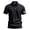 Black, variant on Krdevn Men's Summer Trend Linen Short Sleeve Shirt Embroidered Flag Shirt,3XL
