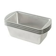 thumbnail image 1 of Juego de 4 moldes para pan pequeños Nordic Ware de aluminio de 2 tazas, 1 of 3