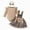 R001-Khaki, variant on NOLDARES Baby Girl Outfit Long Sleeve Romper Tank Overall Dress Headband Winter 3Pcs Clothing Set(Pink,0-3 M)