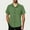 39#Green, variant on JXMVOJ Men's Casual Summer T-Shirt, Polyester Fiber, Short Sleeve, Stylish Buttoned Collar, Comfortable for Daily Wear, Casual, Outdoor, Vacation, Party & Work