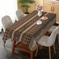 thumbnail image 6 of Rectangle Table Cloth, Waterproof Heavy Duty Vinyl Tablecloths, Wipeable Washable Table Cover Floral Rustic Seasonal Table Cover for Party Picnic Dinner Decor (Boho, 60" X 84"), 6 of 7