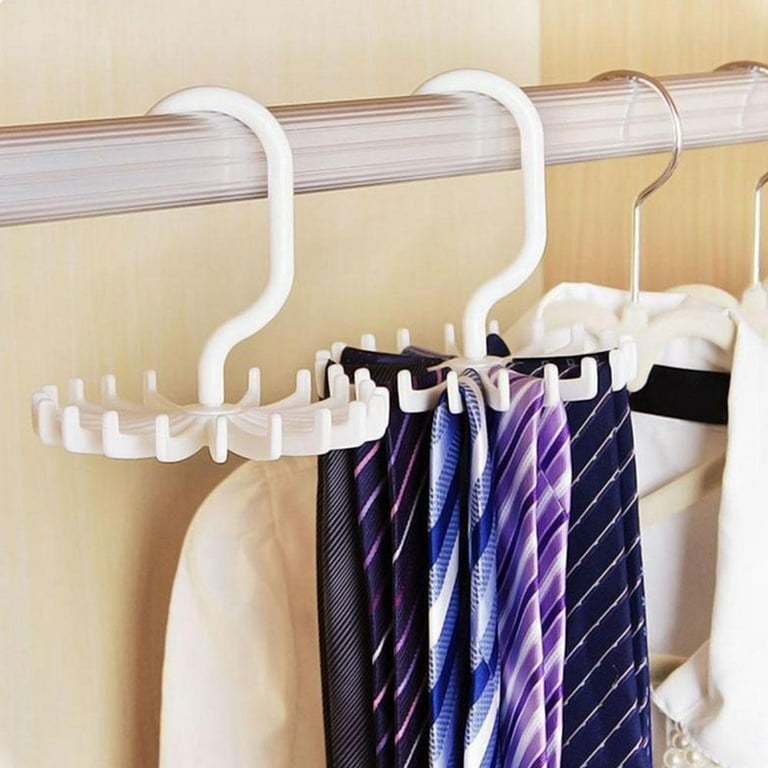 Hijab,Tie Hanger Belt Closet Clothes Organizer Hook Storage Scarf Clothing  Hanger