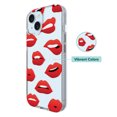 thumbnail image 3 of onn. Phone Case for iPhone 16e / iPhone 15 / iPhone 14 / iPhone 13 - Red Lips, 3 of 7