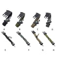 thumbnail image 3 of Transemion Polyester Survival Tool Multi-Functional Survival Bracelet Suitable For Camping Compass green, 3 of 6