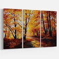 thumbnail image 2 of Design Art Forest in Autumn Canvas Print, 2 of 2