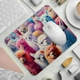 thumbnail image 2 of Alpaca Square Desk Pad Mouse Mat Gaming Mousepad, 8.3x9.8 Inch, Non-Slip Rubber Bottom, Printed, Suitable for Office and Gaming, 2 of 6