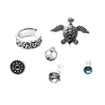 thumbnail image 1 of 6 uds Steampunk oreja Clips gótico brazalete pendientes Punk corona tortuga joyería Zulema Steampunk Ear Clips, 1 of 8