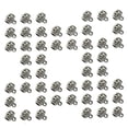 thumbnail image 2 of Fianza con espaciador de abalorio Gloria 8x7 mm paquete de 50 pulseras plata antigua, 2 of 3