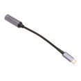 thumbnail image 3 of Cable de CC a tipo C, 5,5x2,5mm, 100W, 6,8 pulgadas de largo, entrada hembra, Cable de nailon tipo C a DC5525 para tableta, teléfono y PC, 3 of 5