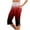 Red, variant on Yubnlvae Women's Leggings - Petite Knee Length Yoga Pants with Pockets Black L