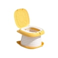thumbnail image 4 of Kokiya Baby Potty Chair Comfortable Thick with Handle Portable Storage Foldable Cartoon orange, 4 of 9