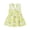 Yellow, variant on JoyHoop Girls' Dress Summer Cotton Baby Sundress 6month-7 Years Kids Princess Dress Children'S Print Dress Thin and Comfortable