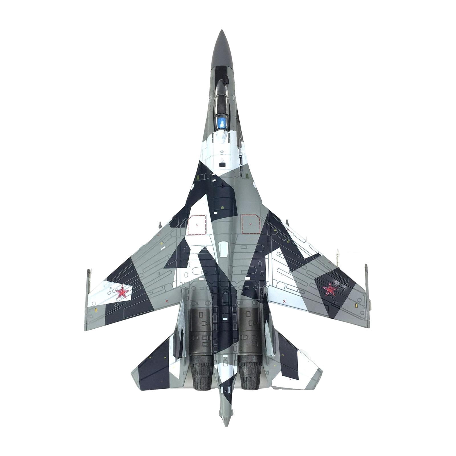 amagogo 1/100 Russian SU35 Fighter Alloy Diecast Plane Kids toys Model Kids Toys Fighter