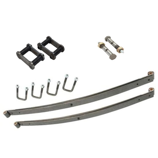 1947-54 Chevy Truck Front Leaf Spring, U-Bolt and Shackles Kit