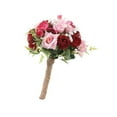 thumbnail image 4 of Rose Bouquet Bride Bouquet Fotografía Props Flores artificiales Centros de mesa florales para decoración de la mesa de comedor Matrimonio, 4 of 8