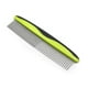 thumbnail image 1 of Pet Grooming Comb Stainless Steel Rounded Teeth Rubber Handle For Dogs Removes Loose Undercoat, 1 of 4