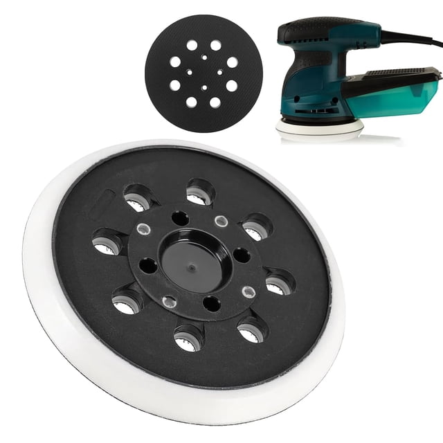 Almohadilla de lijado de repuesto profesional con velcro, almohadillas de goma superiores para lijado agresivo en superficies planas, diseñadas para adaptarse a los modelos Bosch con sistema de