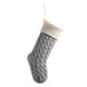 thumbnail image 1 of Gran oferta calcetines navideños de 18 pulgadas medias navideñas tejidas con Cable de gran tamaño para vacaciones familiares, 1 of 4