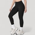 thumbnail image 7 of Women's High Waist Full Length Leggings with Seamless Design and Stretch Fit for Everyday Movement - X Large, Black, 7 of 7