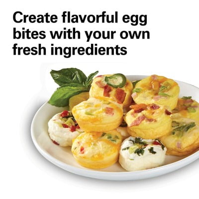 Egg Bites/Hard : Mint Green Nonstick Egg & Breakfast Sandwich Maker, Dishwasher-Safe, 650W