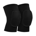 thumbnail image 3 of harayaa 2Pcs Knee Pads Knee Braces Support Basketball Football Protectors Protection Sleeves for Powerlifting Fitness Climbing Tennis Black, 3 of 9