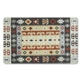 thumbnail image 1 of Boho Bathroom Rug, Aztec Design, Non-Slip, 20x32 inch - Luxuriously Soft, Absorbent Bath Mat - Ideal for Bathroom, Kitchen, Entryway, Western Decor, 1 of 5