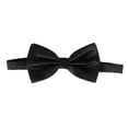thumbnail image 4 of Pajarita negra ajustable Dapper para ocasiones formales 2 piezas, 4 of 8