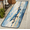 Multicolour 1, variant on CURLYOOT Green Blue Peacock Feather Runner Rug 2'x6' Washable Kitchen Runner Rug Indoor Non Slip Laundry Rugs Floor Carpet for Hallway Kitchen Entryway Bedroom Living Room