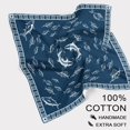 thumbnail image 3 of Pañuelo cuadrado de algodón, bandana cuadrada de algodón hecha a mano para hombres y mujeres, para entrenamiento al aire libre., 3 of 9